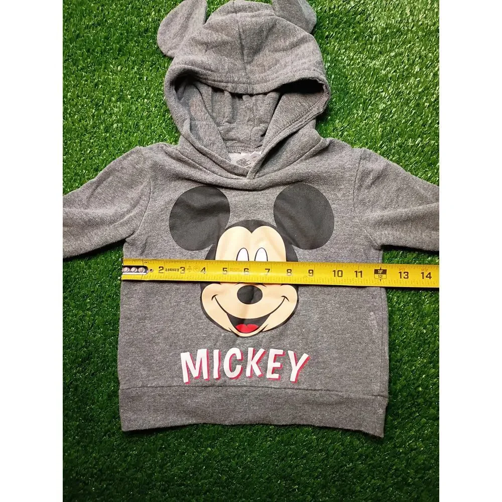 Disney Mickey Mouse Gray Hoodie 2t